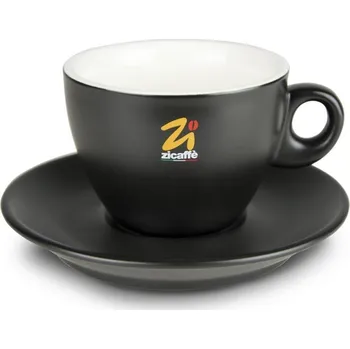 Zicaffè Zicaffe šálek na cappuccino černý