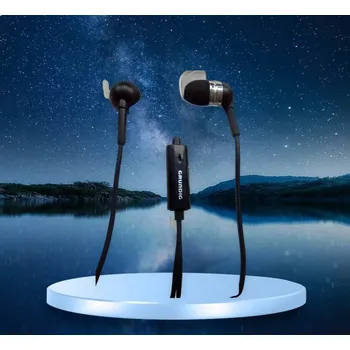 Sluchátka SLUCHÁTKA DO UŠÍ GRUNDIG STEREO S MIKROFONEM ČERNÁ SLUCHÁTKA S MIKROFONEM