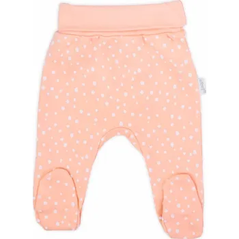 Kojenecké bavlněné polodupačky Nicol - různé vzory Velikost: 56 (0-3m), Vzor: Rainbow růžové