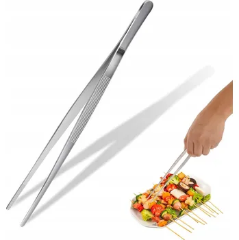 Kuchyňská pinzeta Gastro pinzeta kuchyňská univerzální kleště 30 cm nerezová ocel