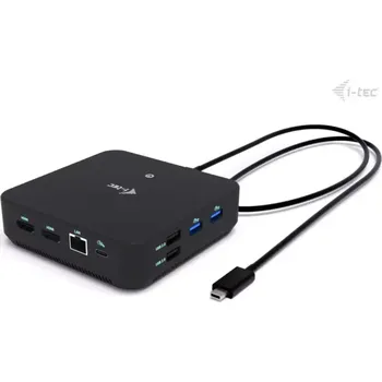 i-tec USB-C DP Dual HDMI Docking Station, Power Delivery 100W