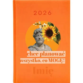 Kalendář Knižkový kalendář 2026 A5 oranžový