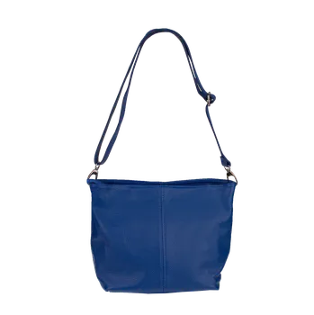 Kabelka NovaKabelka.cz Kožená italská crossbody kabelka Prisca Bluette