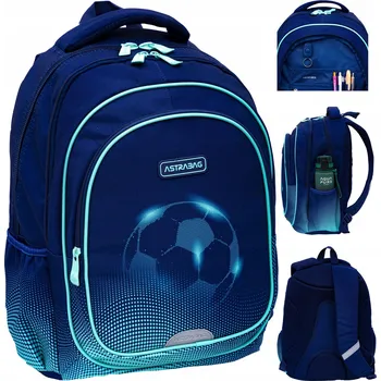 Školní batoh Školní batoh vícekomorový AstraBag černý, modrý, vícebarevný 27 l