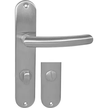 MPK - NERO - SO klika/klika, WC klíč, 90 mm BN - Broušená nerez