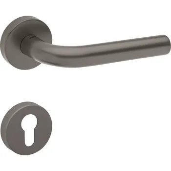 Dveřní kování TI - MONA - R AP 2001 klika/klika, rozety PZ T - Titan (141)