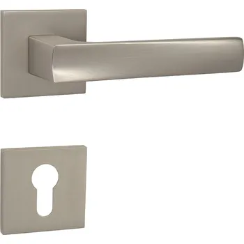 MPK - HOLLY - HR SQ6 rozety PZ, klika/klika NP - Nikl perla