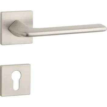 Dveřní kování AS - LILA - HR 7S rozety PZ, klika/klika NP - Nikl perla
