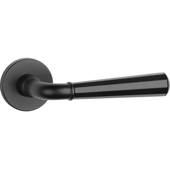 Dveřní kování ASM - MARIGOLD 1 - R 7S klika/klika, bez spodní rozety BS - Černá matná