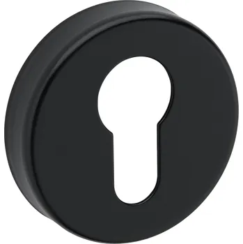 Dveřní kování TI - ROZETA - R AP rozety PZ BS - Černá matná (153)