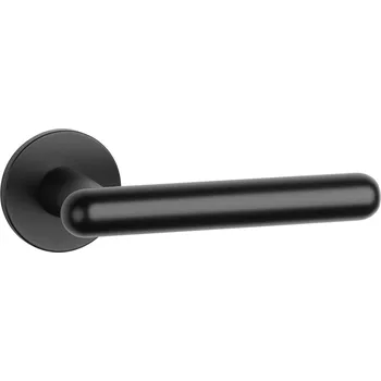 Dveřní kování AS - ASTERIA - R 5S klika/klika, bez spodní rozety BS - Černá matná