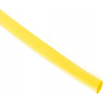 TEPELNĚ SMRŠŤOVACÍ IZOLAČNÍ TRUBICE 8MM ŽLUTÉ 10CM 5 KUSŮ TECHREBAL