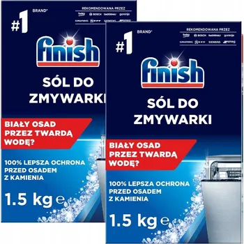 Sůl do myčky Finish Ochranná sůl do myčky 2x1,5 kg