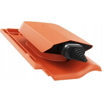 Vrták SOLÁRNÍ PRŮCHODKA střešní pro solární kabely BRAAS RUBÍN 9V MĚDĚNÁ