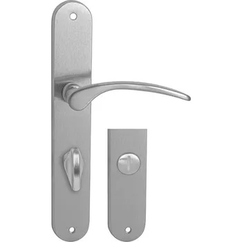 MPK - LAURA klika/klika, WC klíč, 90 mm OCS - Chrom broušený