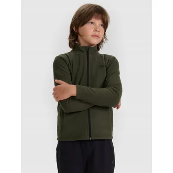 Chlapecká mikina Dětská mikina 4F polyester zelená, velikost 122