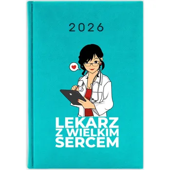 Kalendář Knižkový kalendář 2026 A5 FunnyCase modrý