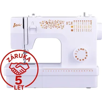 Šicí stroj LADA L30 + overlocková a lemovací patka