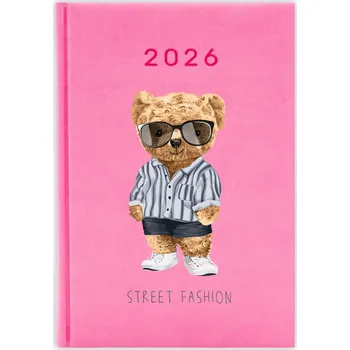 Kalendář Knižkový kalendář 2026 A5 FunnyCase modrý