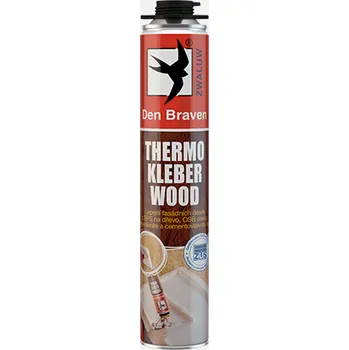 Průmyslové lepidlo DEN BRAVEN THERMO KLEBER WOOD pistolová 750ml