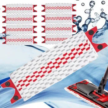 mop Sada náhradních návleků na mop plochý, kompatibilní s Vileda Ultramax, 9x návlek