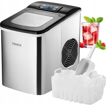 Výrobník ledu Výrobník ledu Transa Electronics Icly stříbrný/šedý 120 W