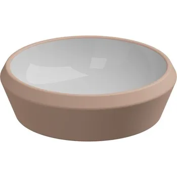 Umyvadlo Umyvadlo na desku Cruise, keramické, dvoubarevné, 45x45 cm, CRLAVRO45BI000032