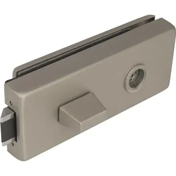 Dveřní kování TI - Zámek na skleněné dveře kování na sklo WC set 4022 NP - Nikl perla (142)