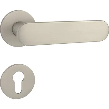 Dveřní kování TI - NELA - R 4158 5S klika/klika, rozety PZ NP - Nikl perla (142)