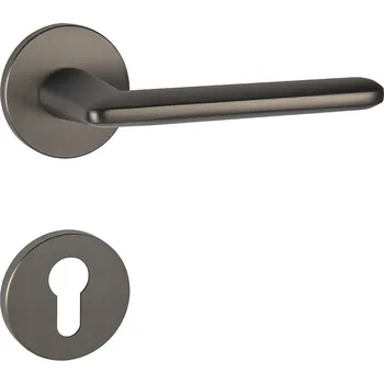 Dveřní kování MPK - ELIPTICA - R S6 klika/klika, rozety PZ T - Titan