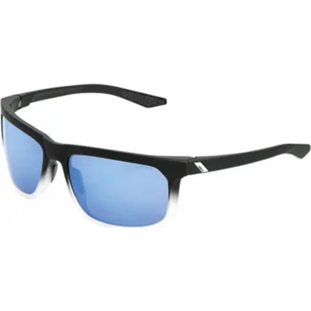 Sluneční brýle Brýle 100% Hakan Soft Tact Black/white Fade Hiper Blue Multilayer
