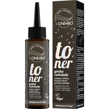 Čokoláda Hair in Balance by OnlyBio toner Hořká Čokoláda 100 ml