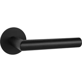 Dveřní kování MPK - FAVORIT 22 - R 3SM klika/klika, bez spodní rozety BS - Černá matná