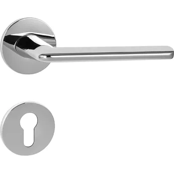 Dveřní kování TI - ELIPTICA - R 3098 5S klika/klika, rozety PZ OC - ​​Chrom lesklý (03)