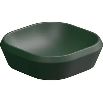 Umyvadlo Umyvadlo na desku Cruise, keramické, smeraldo matné, 45x45 cm, CRLAVQU45036