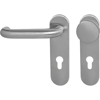 MPK - COSLAN SPECIÁL - SOK PZ otvor pro vložku, 72 mm, koule/klika levá BN - Broušená nerez