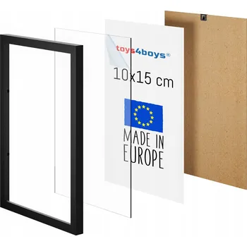 Rám na obraz RÁMEČEK NA FOTKY 10X15 ČERNÝ FOTORÁMEČEK rámečky na fotky na zeď