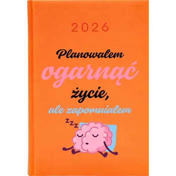 Kalendář Knižkový kalendář 2026 A5 Cute Cups oranžový