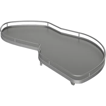 Kuchyňská skříňka KESSEBÖHMER Le Mans II závěsná police stříbrná/bílá 500 pravá