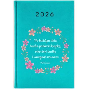 Kalendář Knižkový kalendář 2026 A5 FunnyCase modrý