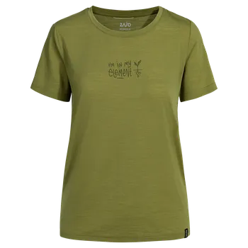 Dámské tričko Zajo Kora Women's Merino T-shirt Volné tričko s krátkým rukávem z prvotřídní merino vlny