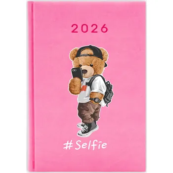 Kalendář Knižkový kalendář 2026 A5 FunnyCase modrý