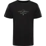 Pánské triko z organické bavlny ALPINE PRO TERMES 3 černá L