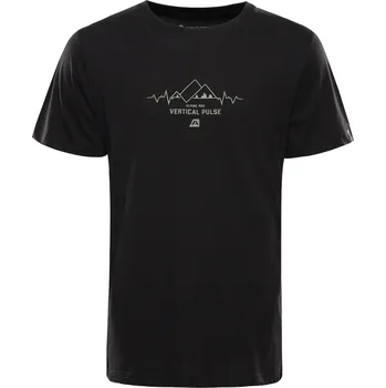 Pánská móda Pánské triko z organické bavlny ALPINE PRO TERMES 3 černá L