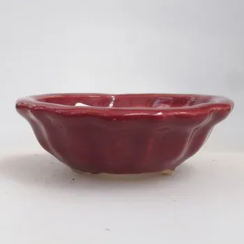 Květináč Mini bonsai miska 5 x 5 x 1,5 cm vínová 1420-M25-5648