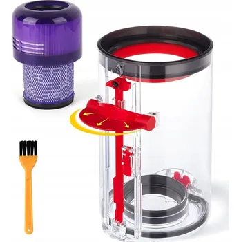NÁDOBA, ZÁSOBNÍK NA PRACH PRO DYSON V11 V15 Náhradní díly k filtrům