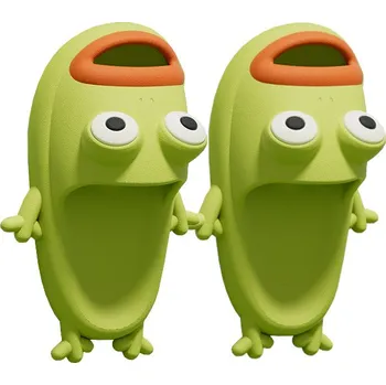 Dámské pantofle Pěnové Pantofle Bazénové Dámské s Žábou Legrační Zahradní Zábavné 36/37