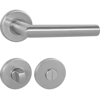 MP - FAVORIT - R klika/klika, rozety WC BN - Broušená nerez