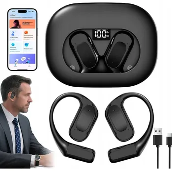 Sluchátka 2v1 sluchátka s překladačem s AI a bezdrátová hudební sluchátka