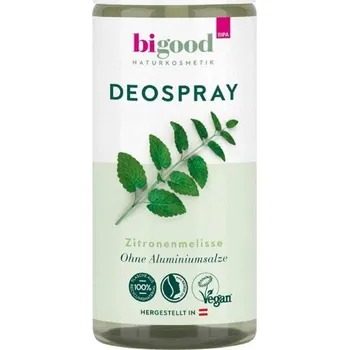 Přírodní deodorant ve spreji s meduňkou lékařskou, bigood, 100 ml